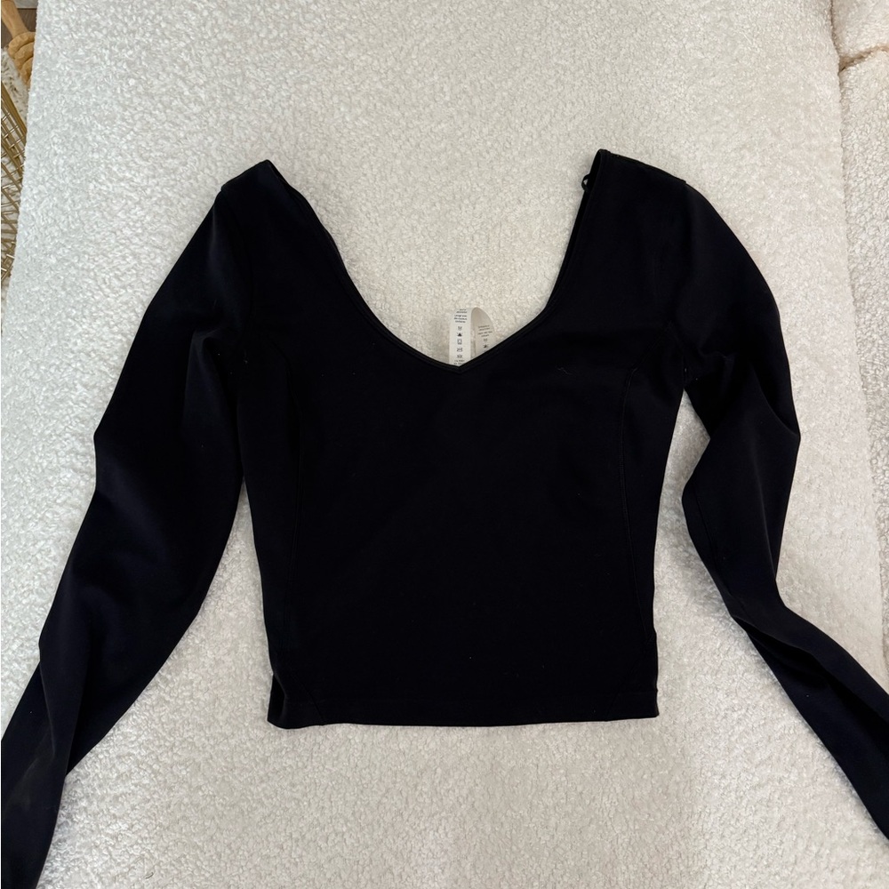 Lululemon Black V-Neck Top